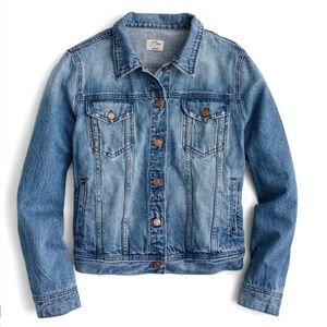 J.Crew Classic Denim Jacket in Light Patriot Wash, Size XS